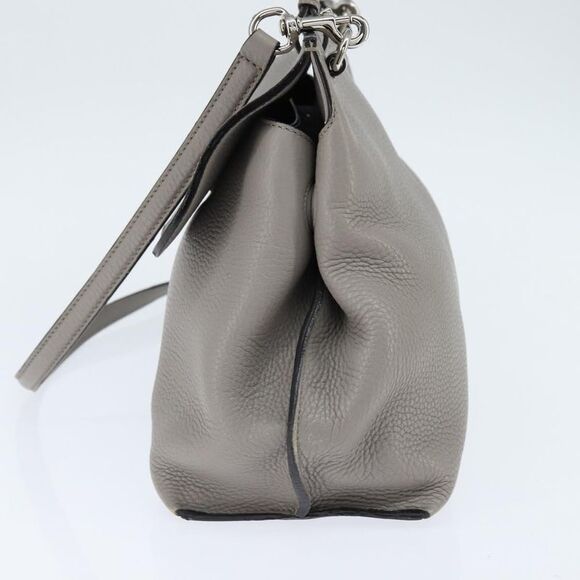 Gucci Bamboo Daily Top Handle Bag Leather Gray Leather Handbag (Pre-Owned) - Picture 3 of 16